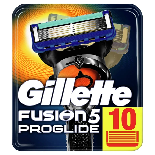 Gilette Fusion5 ProGlide tıraş bıçakları, 10'lu paket ürün görseli 1