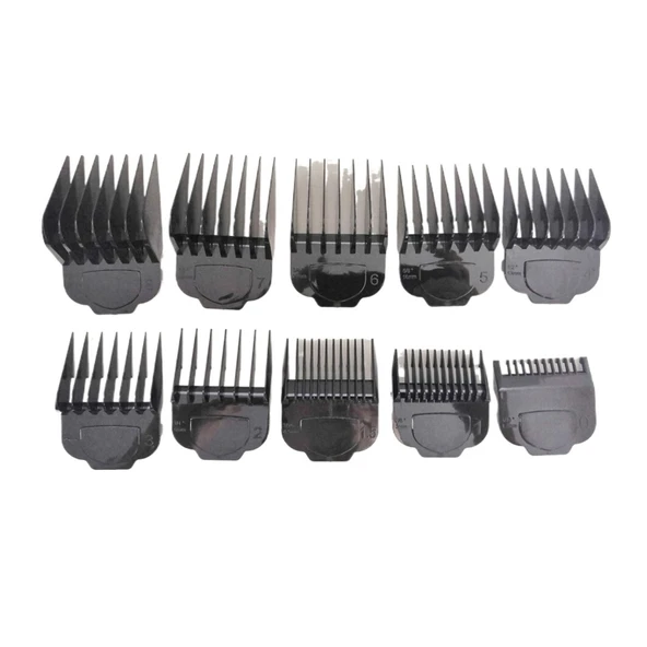 Elektrikli Saç Düzeltici Limit Tarak Kılavuz Tarak 1.5-25mm Andis 73010/73060 ile Uyumlu Saç Düzeltici Boyutu 10 için Yedek Tarak ürün görseli 1