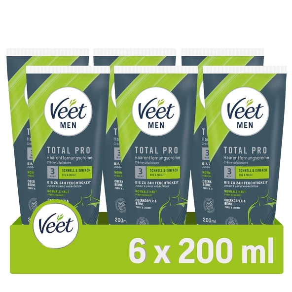 Veet tüy dökücü krem ​​(6 x 200ml) ürün görseli 1