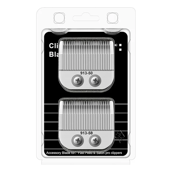 91350 - Oster ile Uyumlu Ayarlanabilir Orta Bıçak, Hızlı Besleme 076023, Salon için Uyumlu, Pro Clippers 076830, 2'li Paket ürün görseli 1
