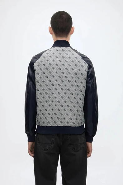 Guess Mono Erkek Bomber Ceket - Resim 4