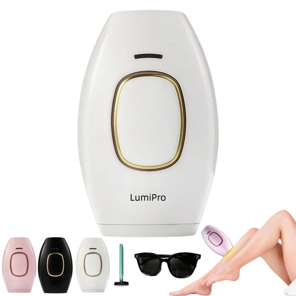 Feleva'dan LumiPro IPL Kadınlar ve erkekler için kalıcı epilasyon için orijinal etkili IPL cihazı - bacaklar, kollar ve yüz için idealdir (beyaz 470nm-1100nm) ürün görseli 1