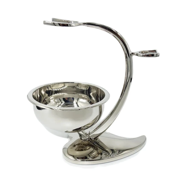 ZLONGBOW Tıraş Standı Manuel Jilet ve Fırça Standı Tutucusu Sabunluk Tepsisi ile Salon, Ev, Seyahat, Banyo, Tıraş Aleti Aksesuarları Metal Tıraş Standı Tutucu ürün görseli 1