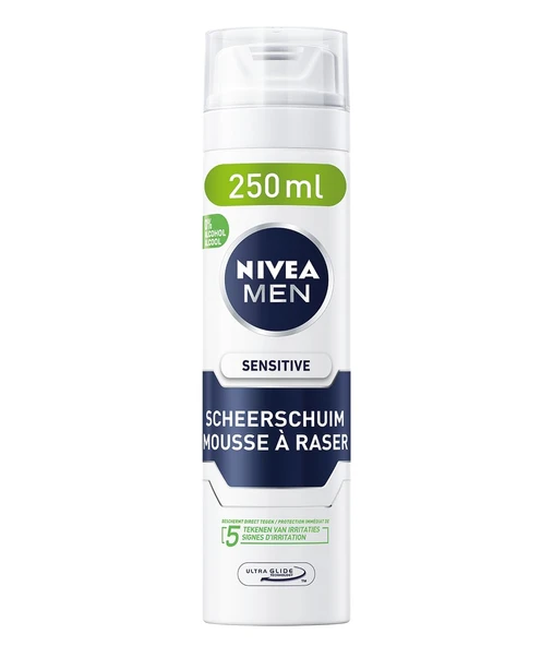Nivea Men Hassas tıraş köpüğü 12x250 ml ürün görseli 1