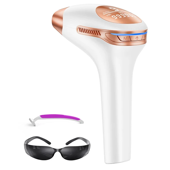 Beauris 21J IPL cihazları epilasyon lazeri, lazer epilasyon 9 seviye ve 600 NM kırmızı ışık, evde 999.900 flaş Kadınlar, erkekler, koltuk altı, bikini, bacaklar, vücut için IPL epilasyon cihazı ürün görseli 1