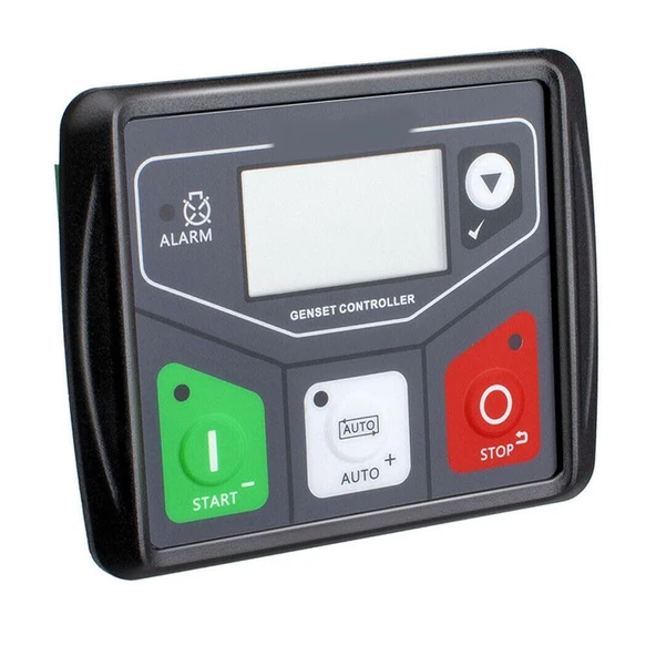 Tidevib DC30D Küçük Dizel Jeneratör Seti Kontrol Modülü, 1,8" Arkadan Aydınlatmalı LCD Ekran, USB Programlanabilir Arayüz, IP54 Derecelendirmesi, 32-Bit Mikroişlemci, Siyah ürün görseli 1