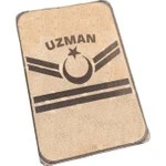 Çukurova Ütü Bizon Derisi, Jöh Komando Uzman Çavuş Compat 6 cm x 9 cm Bir Çift Cırtlı Rütbe ürün görseli 1