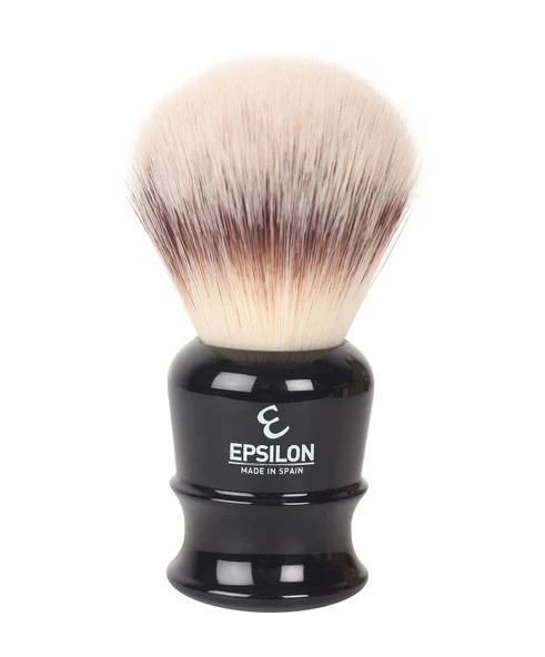 Epsilon tıraş fırçası porsuk kılı ucu gümüş siyah 26 mm, standart, Único ürün görseli 1