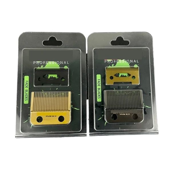 Wedge Fade Blades Yedek Kesme Kafası, Saç Kesme Makinesi, Ultra İnce Bıçaklı Düzeltici, Madeshow ile uyumlu, M5, M5F, M10, R66, R77F, VGR ile uyumlu, V003 (2 adet set bıçak) ürün görseli 1