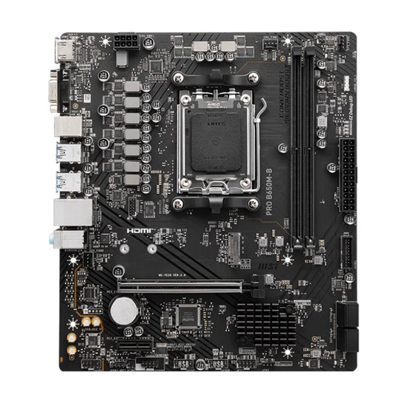 MSI Pro B650M-B DDR5 AM5 Vga Hdmi - Resim 3