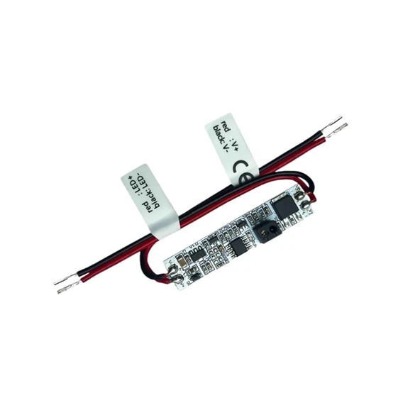 TADZKKIWM DC 12 V-24 V 3A/4A PIR Hareket/Kapı/El Tarama Sensörü Anahtarı Denetleyicisi Alçak Gerilim SMD5050 2835 Tek Renkli ışık şeridi (E1-B) ürün görseli 1