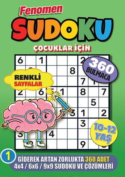 Fenomen Çocuklar İçin Sudoku 10-12 Yaş ürün görseli 1