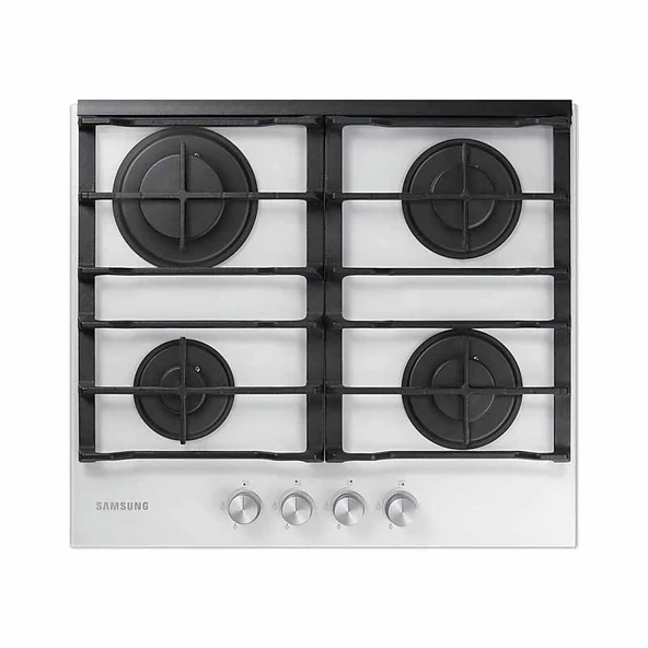 SAMSUNG NA64M7100AW/TR Ankastre Gazlı Ocak Temperli Cam 60cm ürün görseli 1