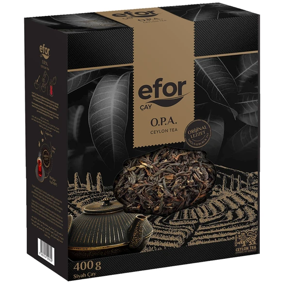 Efor Opa Ceylon Siyah Çay 400 G (2'li Paket) ürün görseli 1