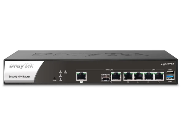 Draytek Vigor 2962 Dual WAN High VPN Router - Resim 2