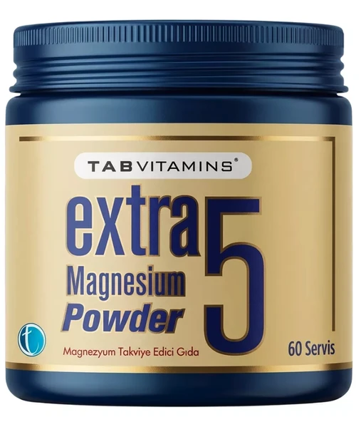 Tabvitamins Extra 5 Magnezyum Powder 60 Servis ürün görseli 1