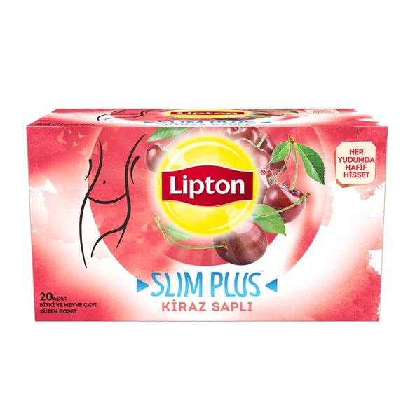 Lipton Slim Plus Kiraz Saplı 20'li 36 G (5'li Paket) ürün görseli 1