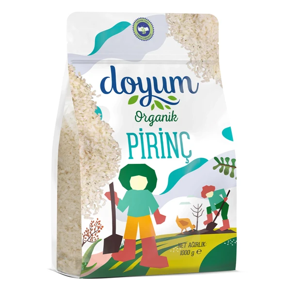 Doyum Organik Pirinç 1 Kg (4'li Paket) ürün görseli 1
