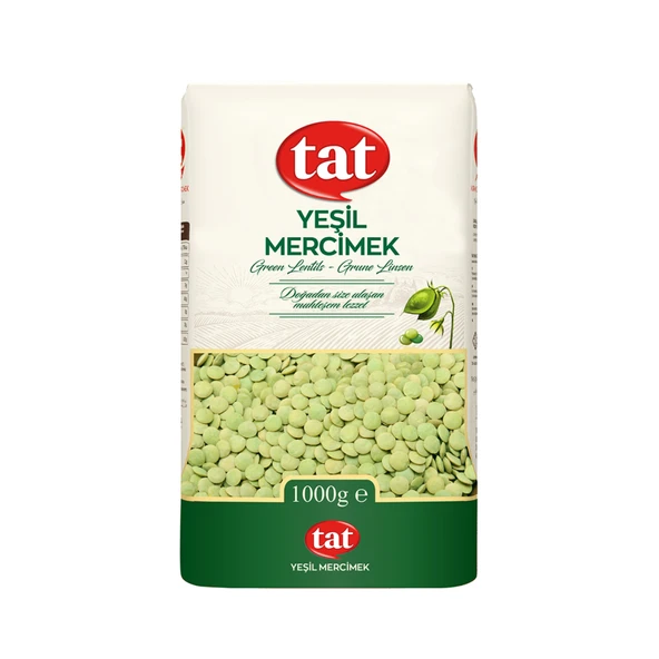 Tat Yeşil Mercimek  1 Kg (4'li Paket) ürün görseli 1
