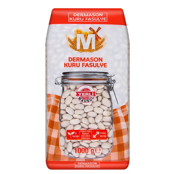 Migros Dermason Kuru Fasulye 1 Kg (7'li Paket) ürün görseli 1