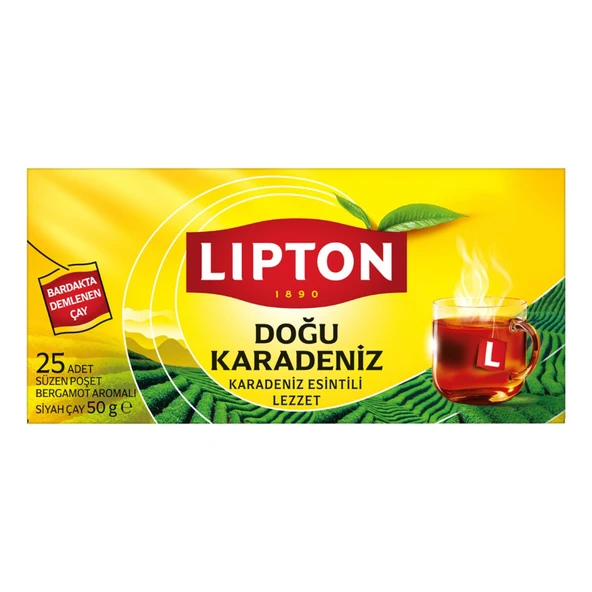 Lipton Bardak Poşet Çay Doğu Karadeniz 25'li (6'li Paket) ürün görseli 1