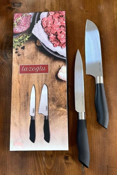 Lazoğlu 2 Li Şef Doğrama Bıçağ ürün görseli 1