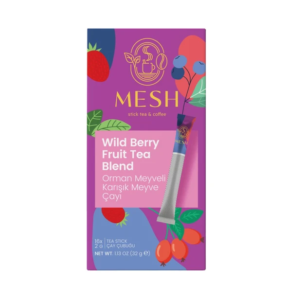 Mesh Stick Orman Meyve Karışımı Meyve Çayı 16'lı 32 G (7'li Paket) ürün görseli 1