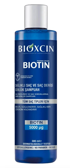 Bioxcin Biotin Günlük Şampuan 300 ml - Tüm Saç Tipleri ürün görseli 1