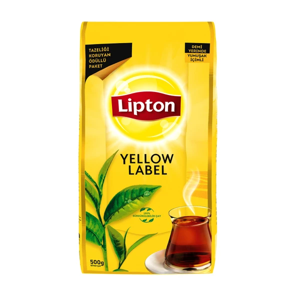 Lipton Yellow Label Dökme Çay 500 G (8'li Paket) ürün görseli 1