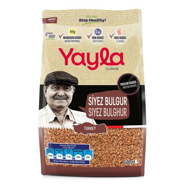 Yayla Gurme Siyez Bulgur 500 G (5'li Paket) ürün görseli 1