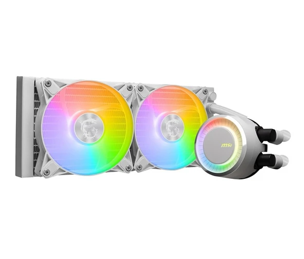 MSI Mag Coreliquid E240 240 mm Beyaz Sıvı Soğutucu ürün görseli 1