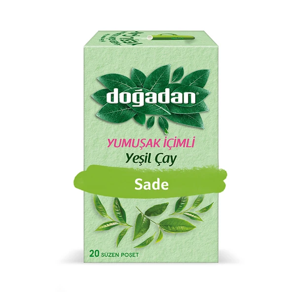 Doğadan Yeşil Çay Yumuşak İçimli  20'li 22 G (8'li Paket) ürün görseli 1