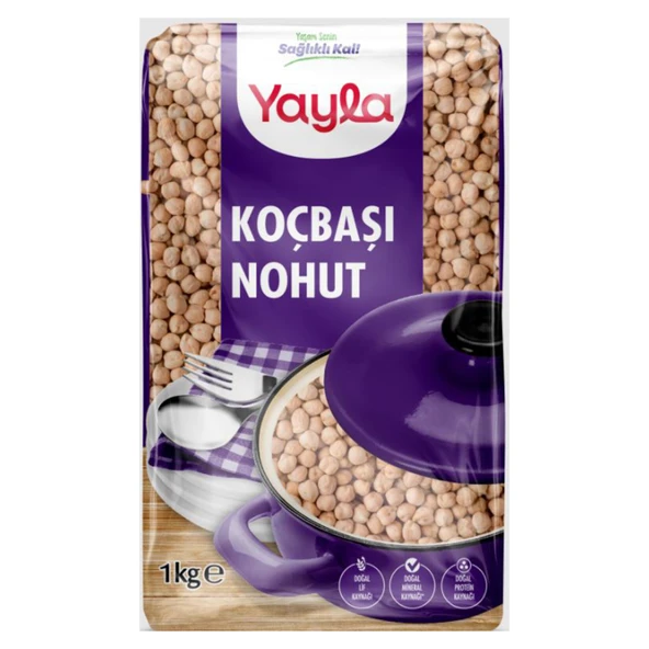 Yayla Koçbaşı  Nohut (İri Boy) 1 Kg (8'li Paket) ürün görseli 1