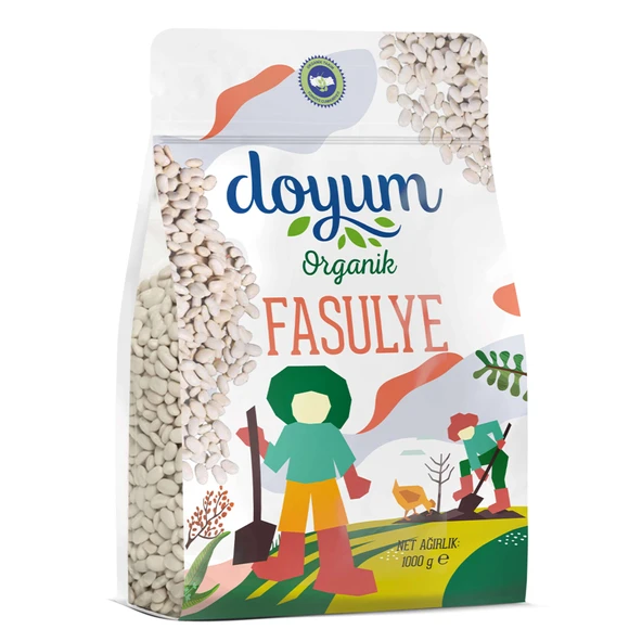 Doyum Organik Fasulye 1 Kg (4'li Paket) ürün görseli 1