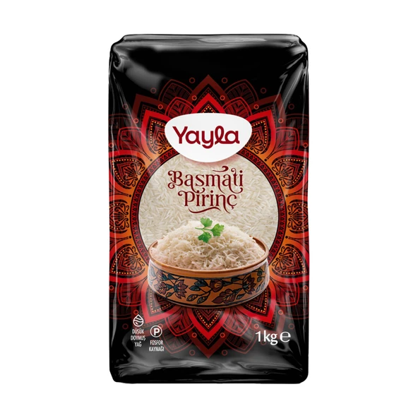 Yayla Basmati Pirinç 1 Kg (3'li Paket) ürün görseli 1