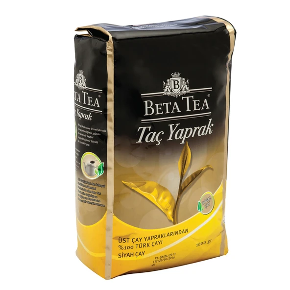 Beta Taç Yaprak Siyah Çay 1 Kg (2'li Paket) ürün görseli 1