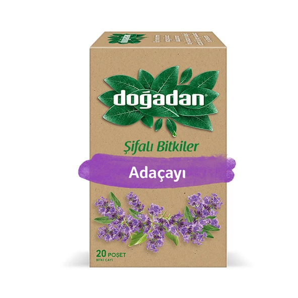 Doğadan Adaçayı Bardak Poşet 20'li (5'li Paket) ürün görseli 1