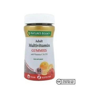 Nature's Bounty Adult Multivitamin 60 Gummies ürün görseli 1