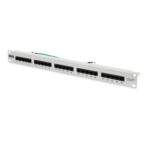 Digitus DN-91325-1 19 Inch 25 port CAT-3 Zırhsız ürün görseli 1