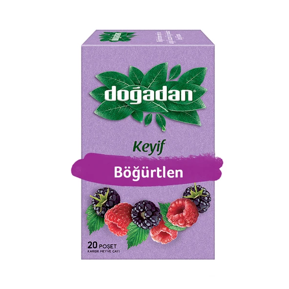 Doğadan Böğürtlen Çayı Poşet 20'li 38 G (6'li Paket) ürün görseli 1