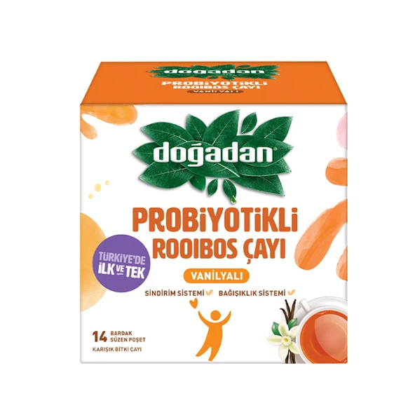 Doğadan Probiyotikli Rooibos Çay 14'lü 26.6 G (4'li Paket) ürün görseli 1