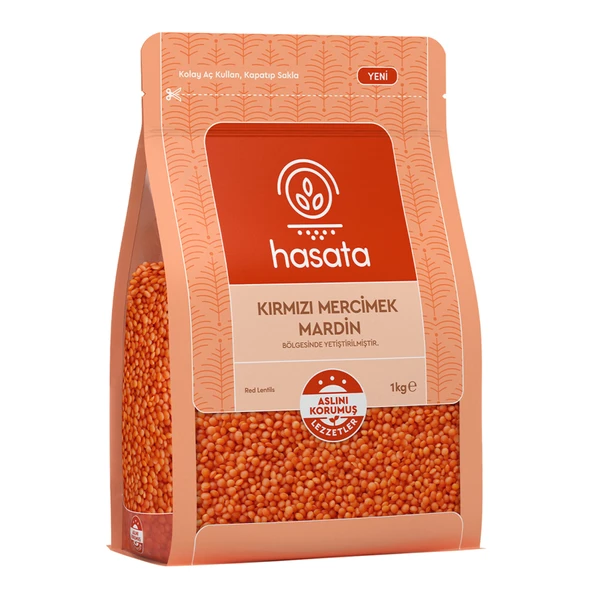 Hasata Mardin Kırmızı Mercimek 1 Kg (3'li Paket) ürün görseli 1