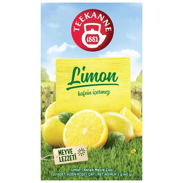 Teekanne Limon Meyve Çayı 20'li 40 G (6'li Paket) ürün görseli 1