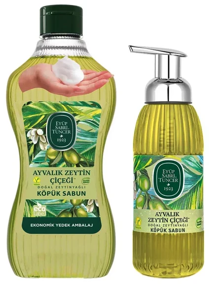 Eyüp Sabri Tuncer Ayvalık Zeytin Çiçeği Doğal Zeytinyağlı Köpük Sabun 1.5 lt + 500 ml ürün görseli 1