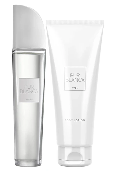 AVON Pur Blanca Kadın Parfüm ve Vücut Losyonu Seti ürün görseli 1