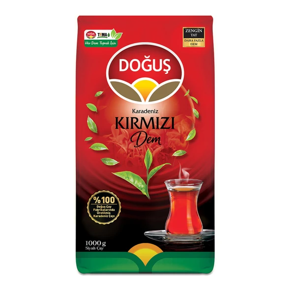 Doğuş Kırmızı Dem Çay 1 Kg (6'li Paket) ürün görseli 1