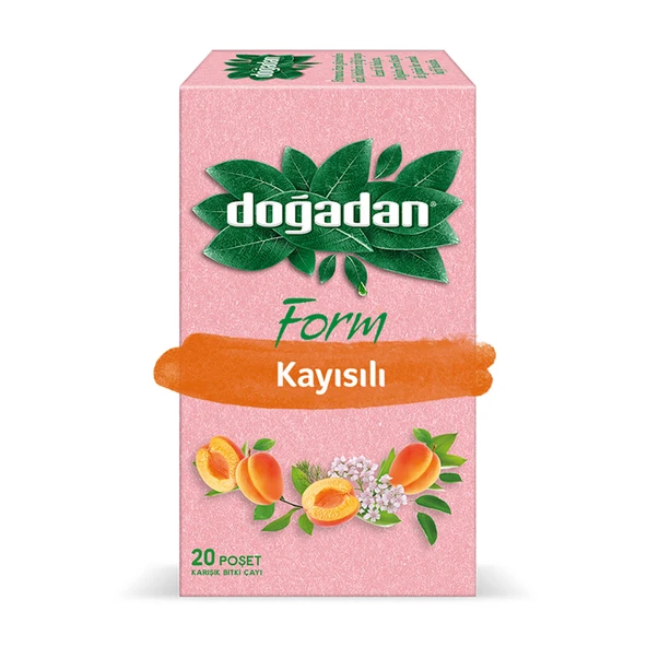 Doğadan Form Kayısılı Karışık Bitki Çayı 20'li 36 G (7'li Paket) ürün görseli 1