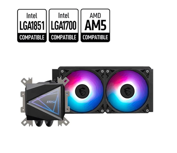 MSI Mag Coreliquid I240 240 mm Sıvı Soğutucu ürün görseli 1