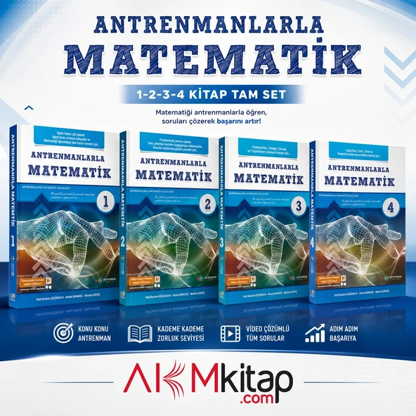Antrenman Yayınları Antrenmanlarla Matematik Seti 4 Kitap ürün görseli 1