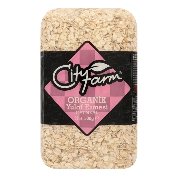 City Farm Organik Yulaf Ezmesi 500 G (6'li Paket) ürün görseli 1